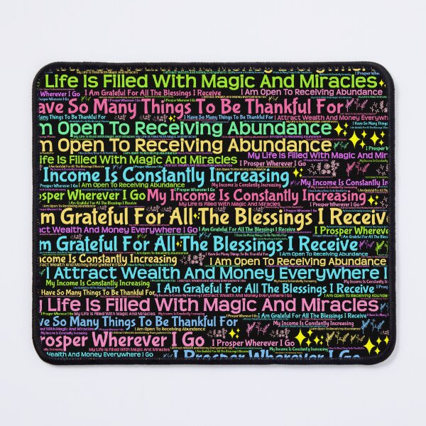 Item preview, Grateful for Blessings Black With Neon Letters designed and sold by frankie5368.