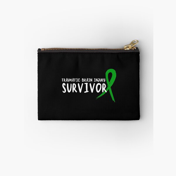 Item preview, Traumatic Brain Injury Survivor with Green Ribbon designed and sold by Simple429.