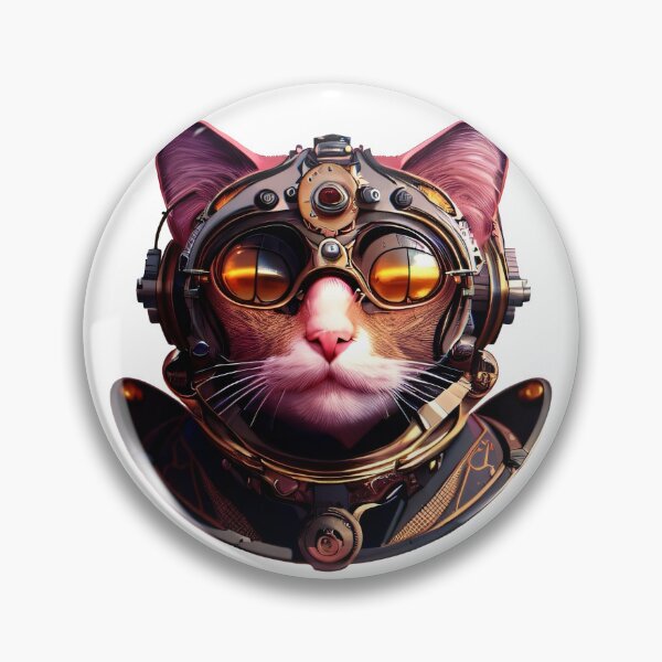 Item preview, steampunk cat designed and sold by BrigitteCooper.