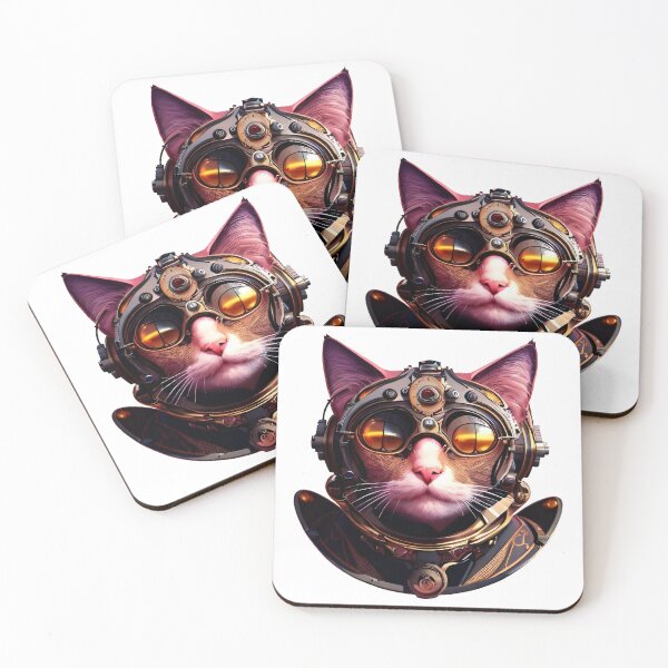 Item preview, steampunk cat designed and sold by BrigitteCooper.