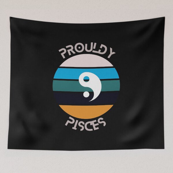 Item preview, Retro pisces horoscope designed and sold by Fermart.
