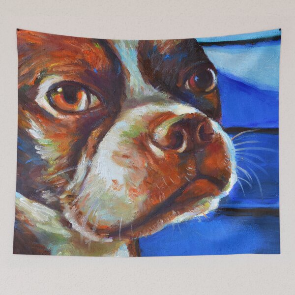 Item preview, Classy Hank the BOSTON TERRIER designed and sold by RobertPhelpsArt.