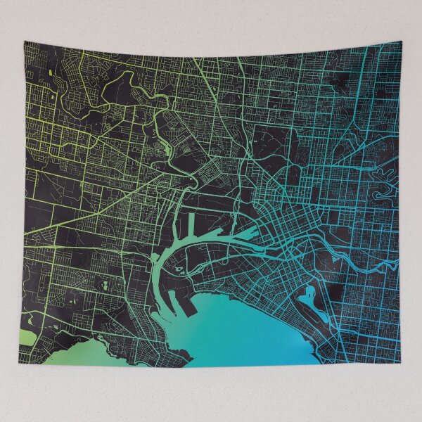 Item preview, Melbourne Map designed and sold by polliadesign.