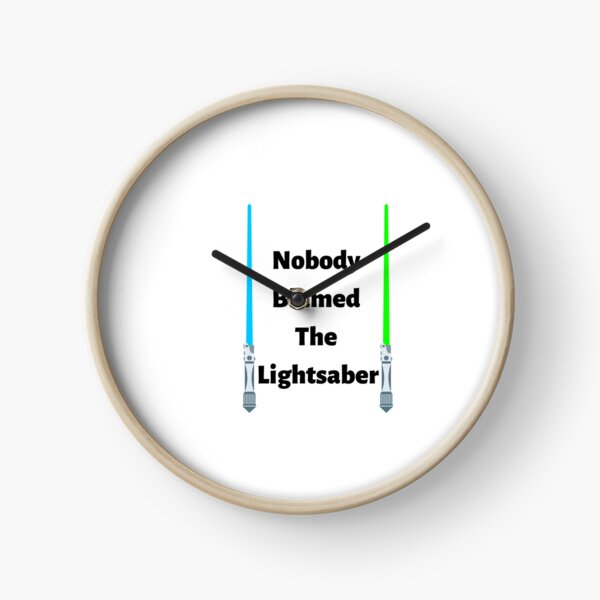 Star wars lightsaber best sale clock