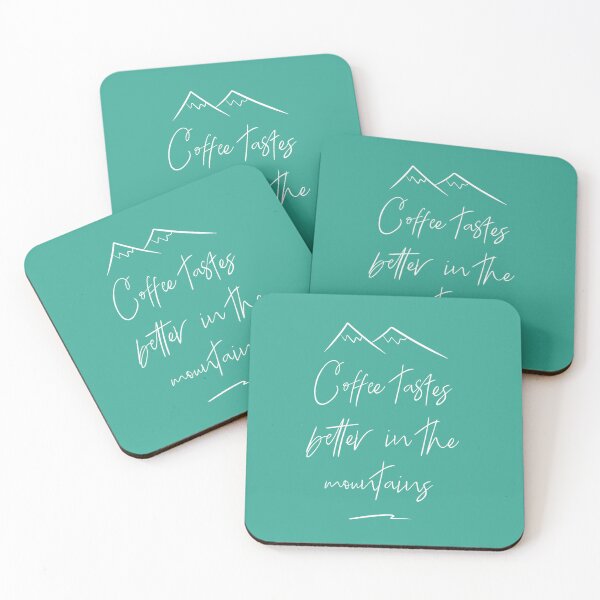 Item preview, Coffee Tastes Better In The Mountains designed and sold by Brain Nectar.