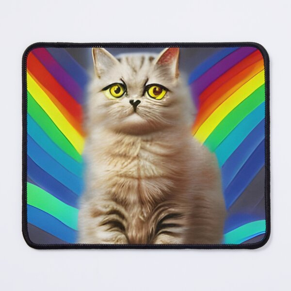 Item preview, Rainbow cute cat artwork designed and sold by The Love Quill.