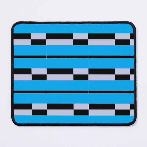 Item preview, Slick and Sleek Blue and Grey Patterned Retro Vibe designed and sold by ceemoon.