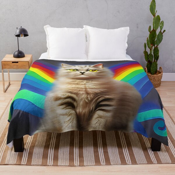 Item preview, Rainbow cute cat artwork designed and sold by The Love Quill.