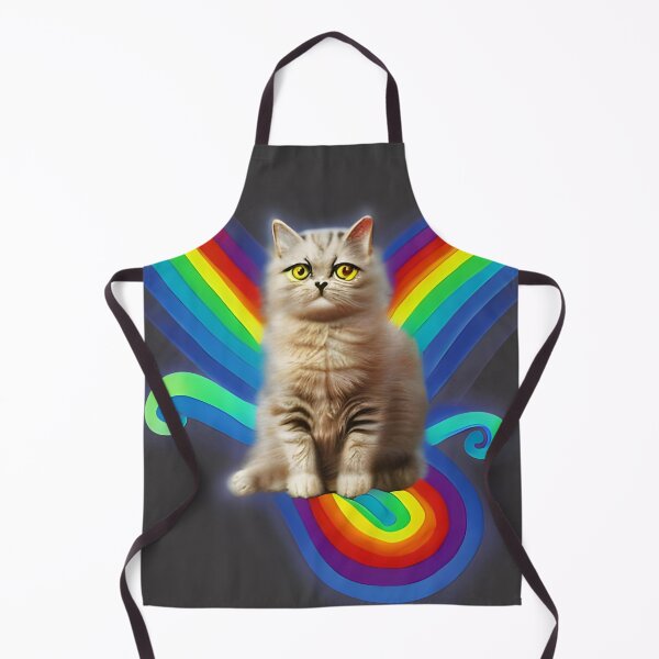 Item preview, Rainbow cute cat artwork designed and sold by The Love Quill.
