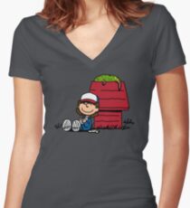 Dustin Brown Women's Fitted V-Neck T-Shirt