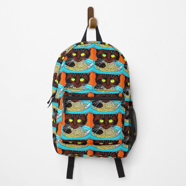 Item preview, *AN ADORABLE KITTEN EATING SPAGHETTI PAINTING ILLUSTRATION* designed and sold by Ralek.