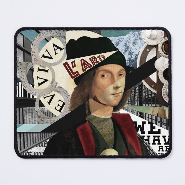 Item preview, EVVIVA L'ARTE! - Vintage Retro Collage designed and sold by LT Graphic Art.