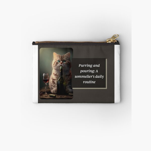 Item preview, Sommelier Cat  and Wine Enthusiast designed and sold by SOMM DIGI ART .