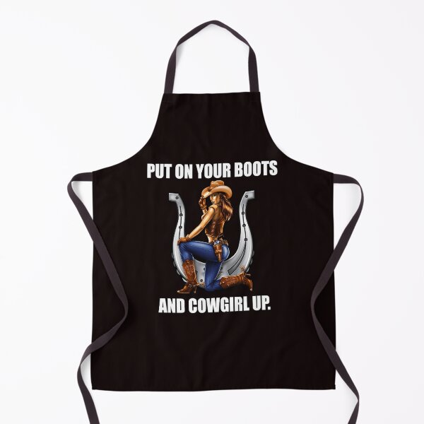 Item preview, Funny Sarcastic Humor Put On Your Boots And Cowgirl Up designed and sold by fantasticdesign.