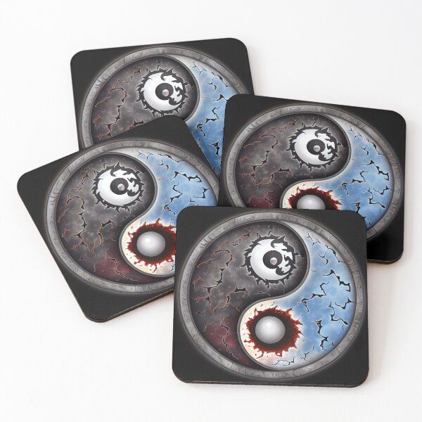 Item preview, Fractured Yin Yang designed and sold by OccultDreams.