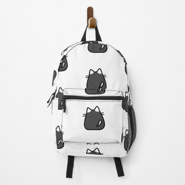 Item preview, Grey and White Cute Cat from the Back Doodle | White Spots Cute Cat Doodle designed and sold by RiciPaneto.