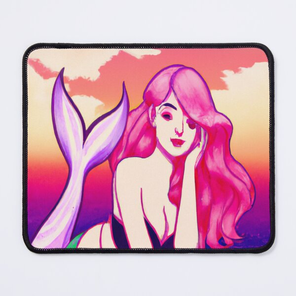 Item preview, Kawaii Mermaid on the Beach Synthwave designed and sold by RTAH.