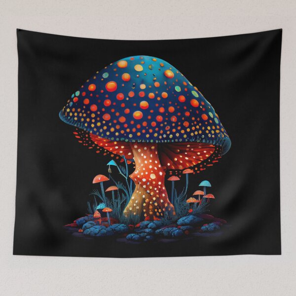 Item preview, Hippie Mystical Mushroom designed and sold by PipikaArt.