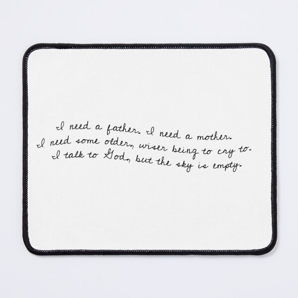 Item preview, "I talk to God, but the sky is empty" - Sylvia Plath designed and sold by aclmohle.
