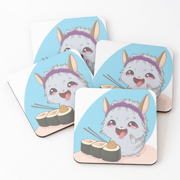 Item preview, Chibi Anime Chinchilla eating Sushi designed and sold by RTAH.