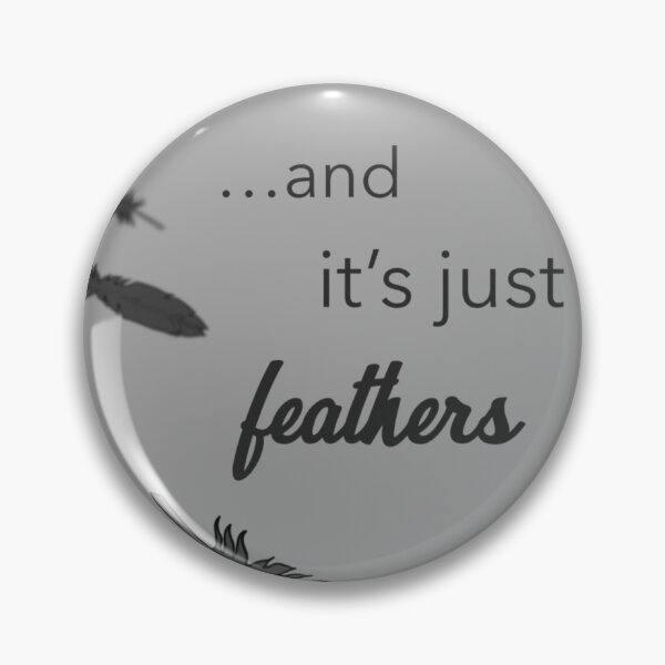 Item preview, "and it's just feathers" Vax'ildan poster designed and sold by Rose Davidson.