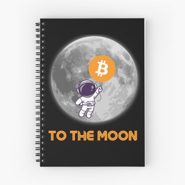 Item preview, Bitcoin to the moon designed and sold by FreeMind-Design.