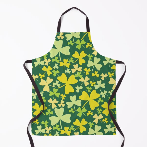 Item preview, Shamrocks Yellow and Green Pattern designed and sold by BartholGraphics.
