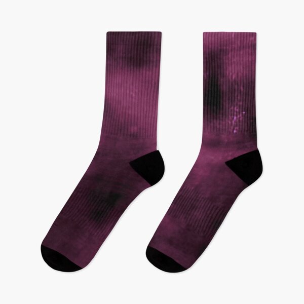 Item preview, Black & Orchid Pink Faux Tie Dye Distorted Painting Texture Print Dark Dyed designed and sold by kattakitty.