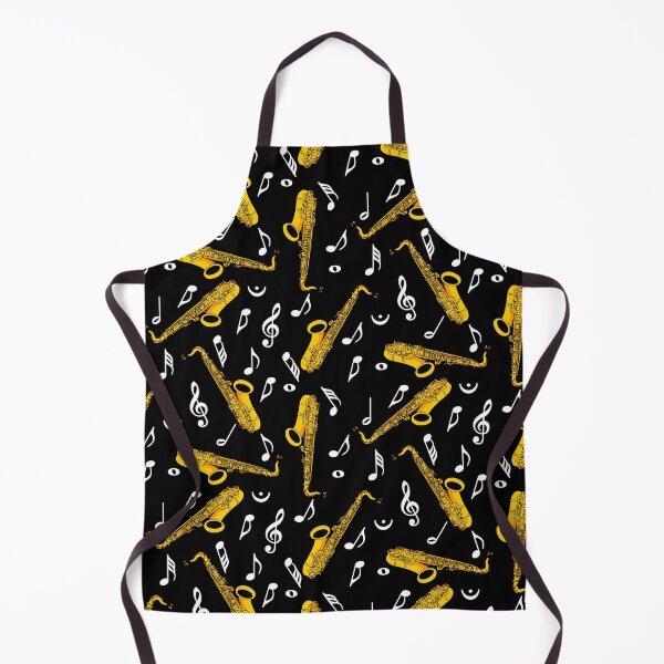 Item preview, Saxophone Music Notes Pattern designed and sold by BartholGraphics.