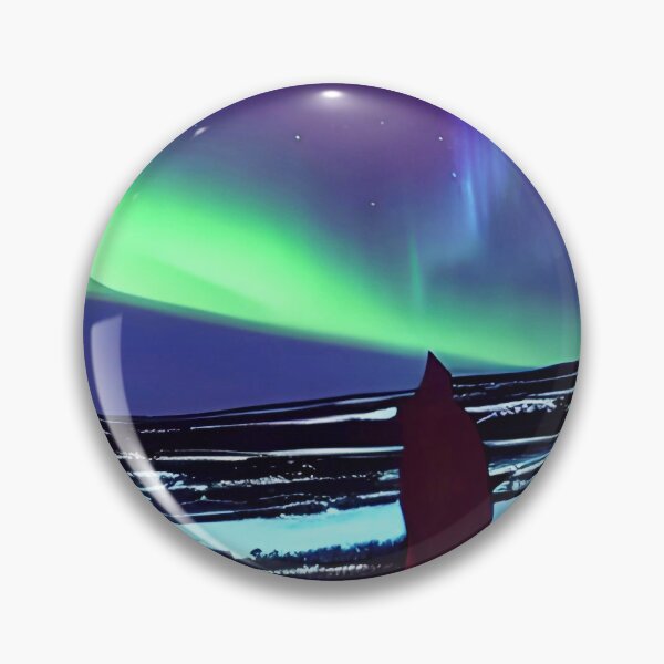 Item preview, Aurora Borealis in Blue designed and sold by Kawaii Girl.