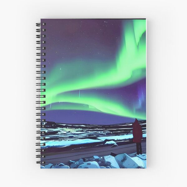 Item preview, Aurora Borealis in Blue designed and sold by Kawaii Girl.