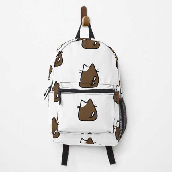Item preview, Brown and White Cute Cat from the Back Doodle | White Spots Cute Cat Doodle designed and sold by RiciPaneto.