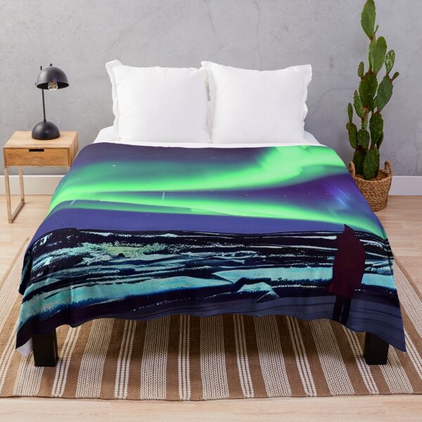 Item preview, Aurora Borealis in Blue designed and sold by Kawaii Girl.