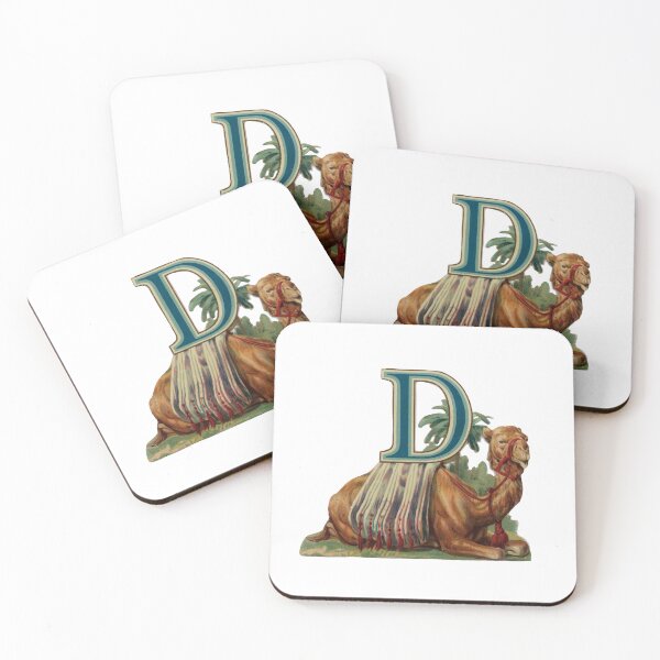 Item preview, Letter d D lettering animals funny vintage letter designed and sold by Tropical Blood.