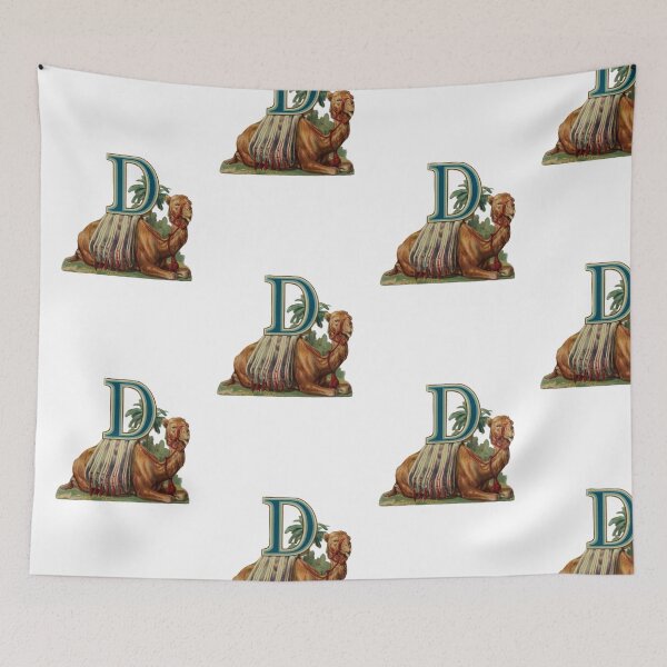 Item preview, Letter d D lettering animals funny vintage letter designed and sold by Tropical Blood.