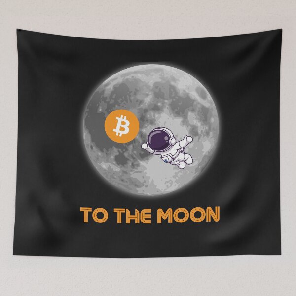 Item preview, BTC to the moon designed and sold by FreeMind-Design.