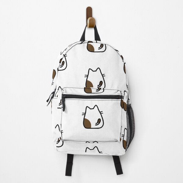 Item preview, Brown and White Cute Cat from the Back Doodle | Brown Spots Cute Cat Doodle designed and sold by RiciPaneto.