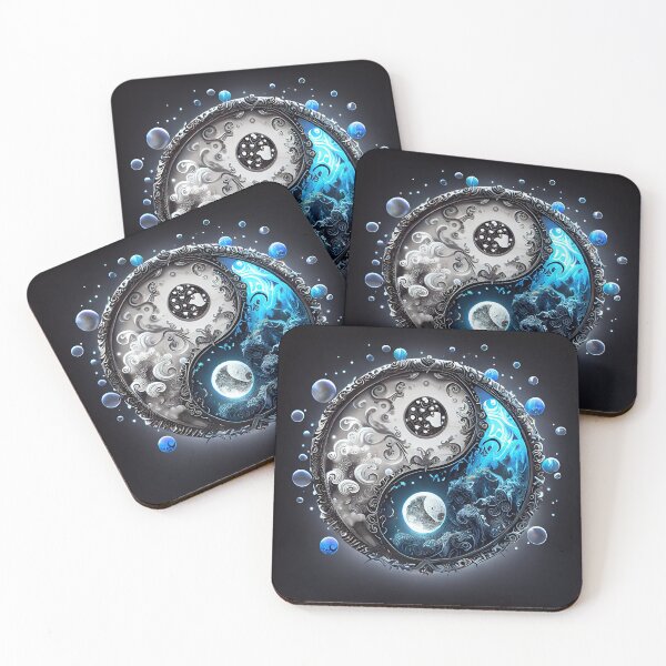 Item preview, Ocean Wave Yin Yang designed and sold by OccultDreams.