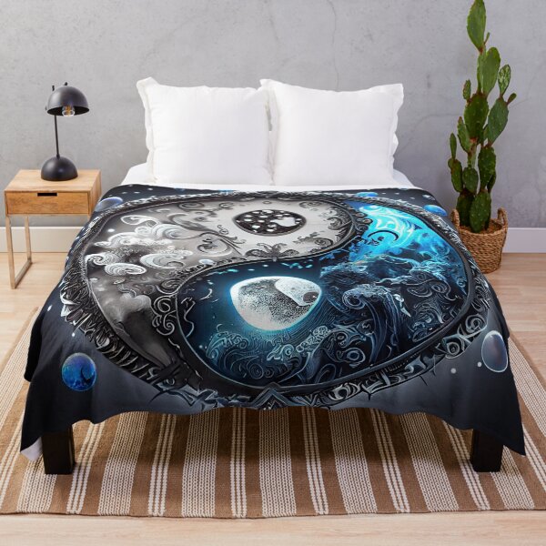 Item preview, Ocean Wave Yin Yang designed and sold by OccultDreams.