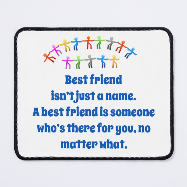 Item preview, Best Friend Isn't Just A Name - Friendship Quote  designed and sold by CrankyOldDude.