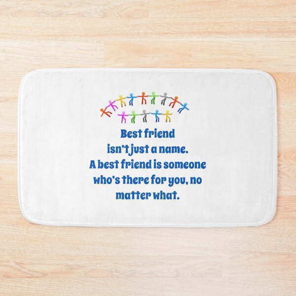 Item preview, Best Friend Isn't Just A Name - Friendship Quote  designed and sold by CrankyOldDude.