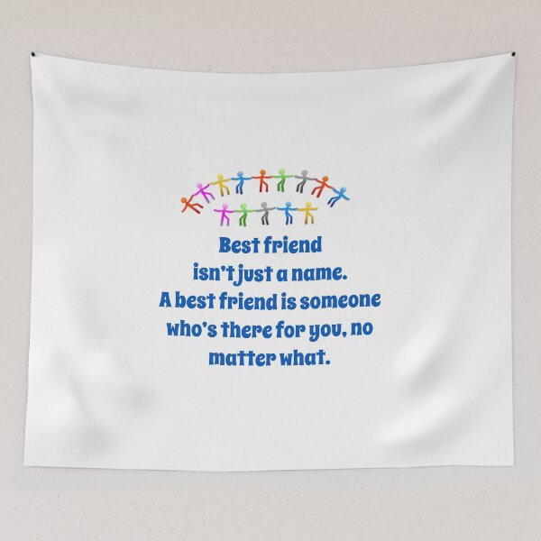 Item preview, Best Friend Isn't Just A Name - Friendship Quote  designed and sold by CrankyOldDude.