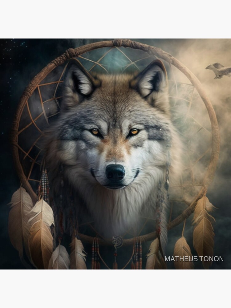 Wolf Dream Catcher Diamond Painting 