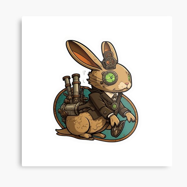 Aperçu de l'œuvre Lapin Steampunk créée et vendue par soondoock.