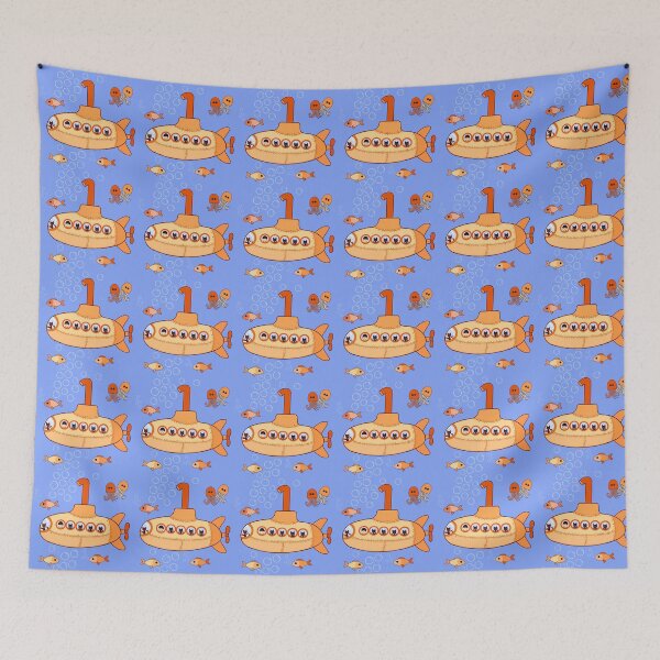 Item preview, Kitty orange submarine adventure  designed and sold by QuirkyCatz.