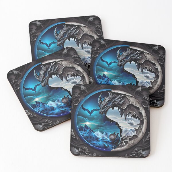 Artikelvorschau, Dark Dragon Yin Yang entworfen und verkauft von OccultDreams.