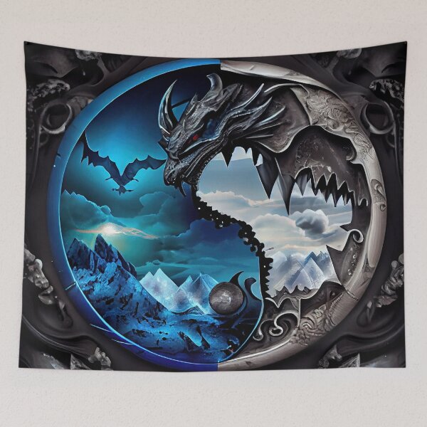 Artikelvorschau, Dark Dragon Yin Yang entworfen und verkauft von OccultDreams.