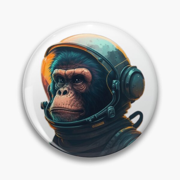 Item preview, Space Chimp designed and sold by AdvancedApe.