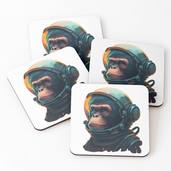 Item preview, Space Chimp designed and sold by AdvancedApe.