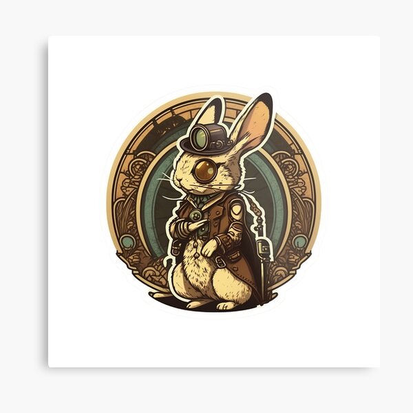 Aperçu de l'œuvre Lapin Steampunk créée et vendue par soondoock.